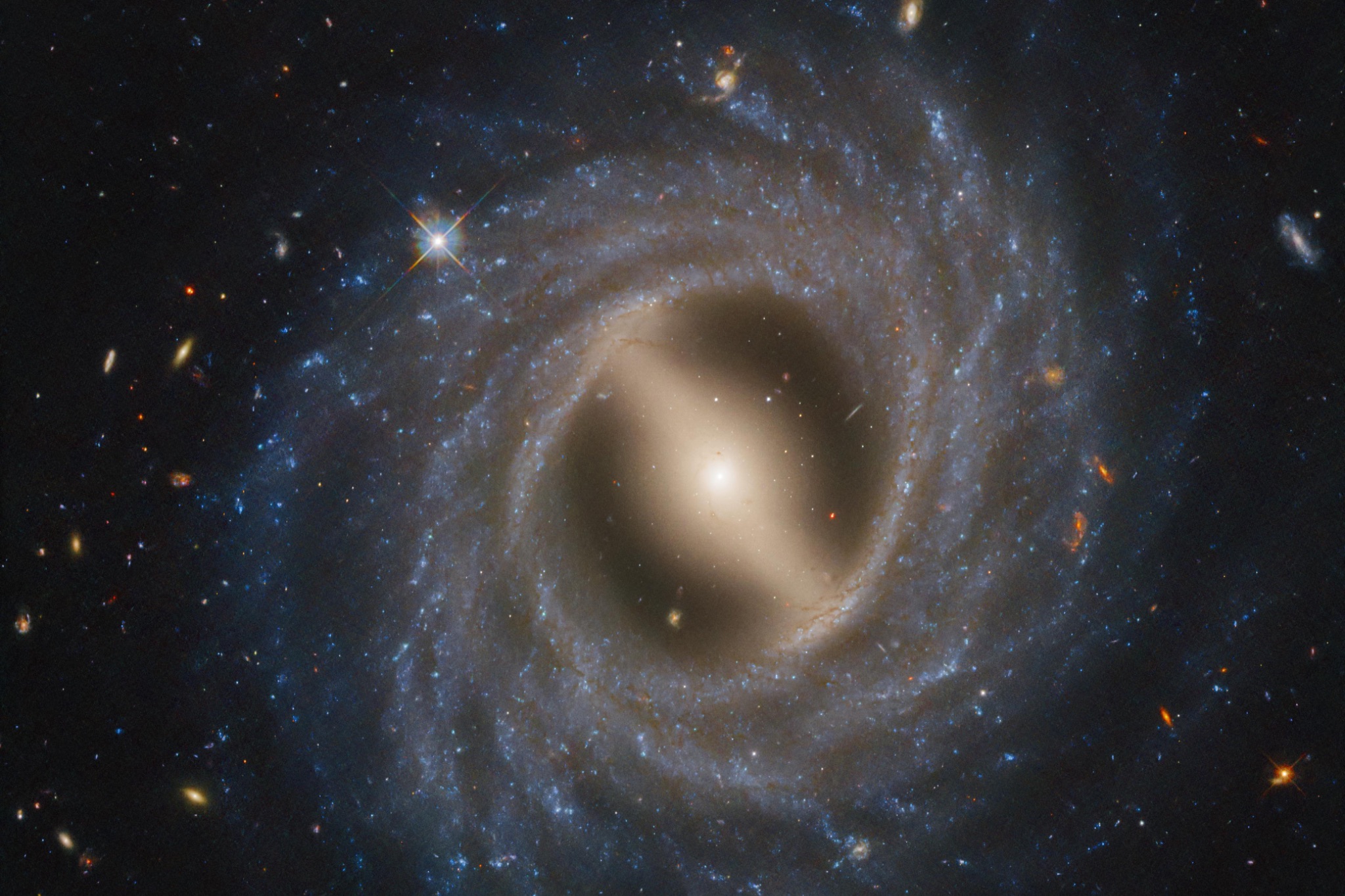 Balken Spiral Galaxie
